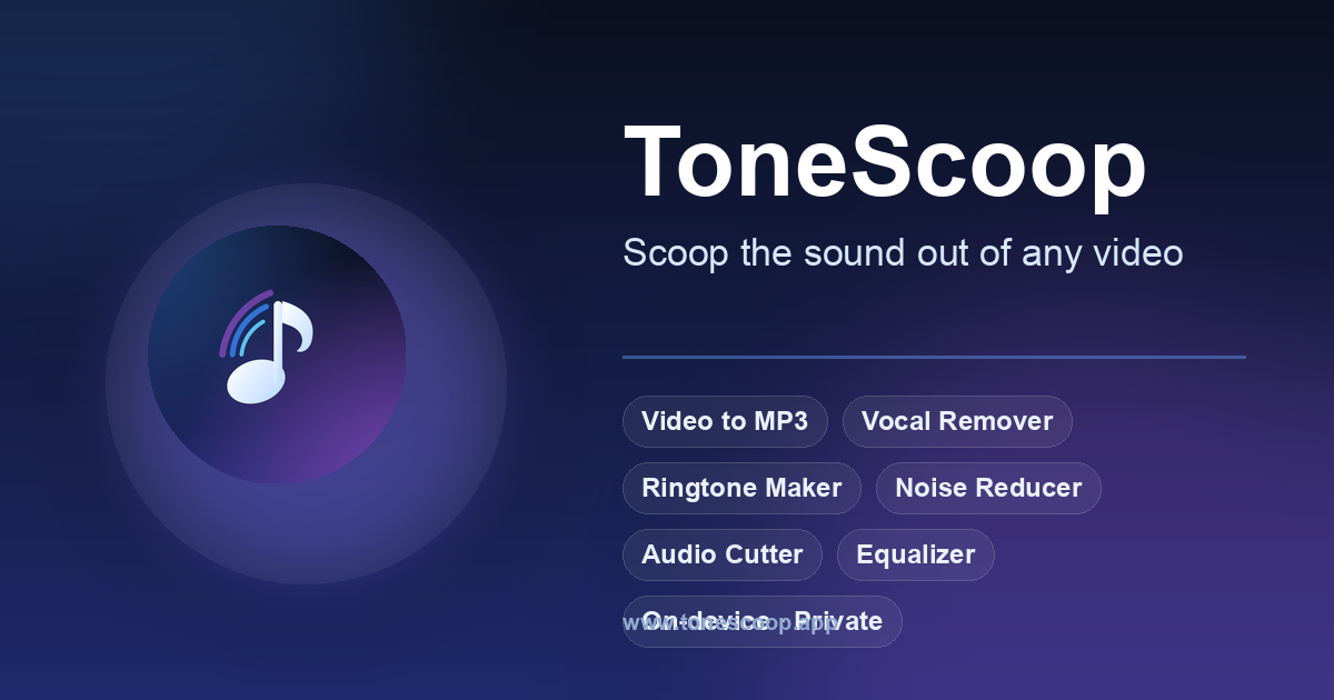 ToneScoop preview